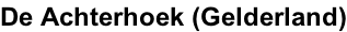 De Achterhoek (Gelderland)