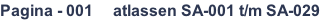 Pagina - 001     atlassen SA-001 t/m SA-029